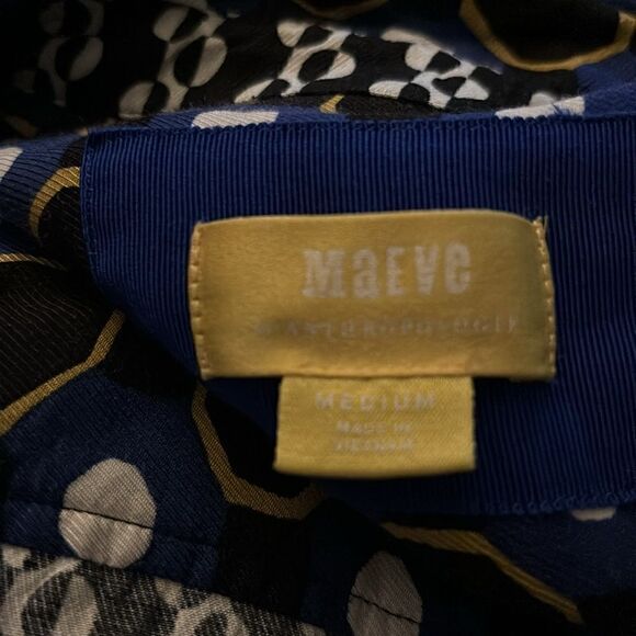 Anthropologie Maeve Contrast Print Shirt
Dress Size M/ NWOT - Picture 7 of 8